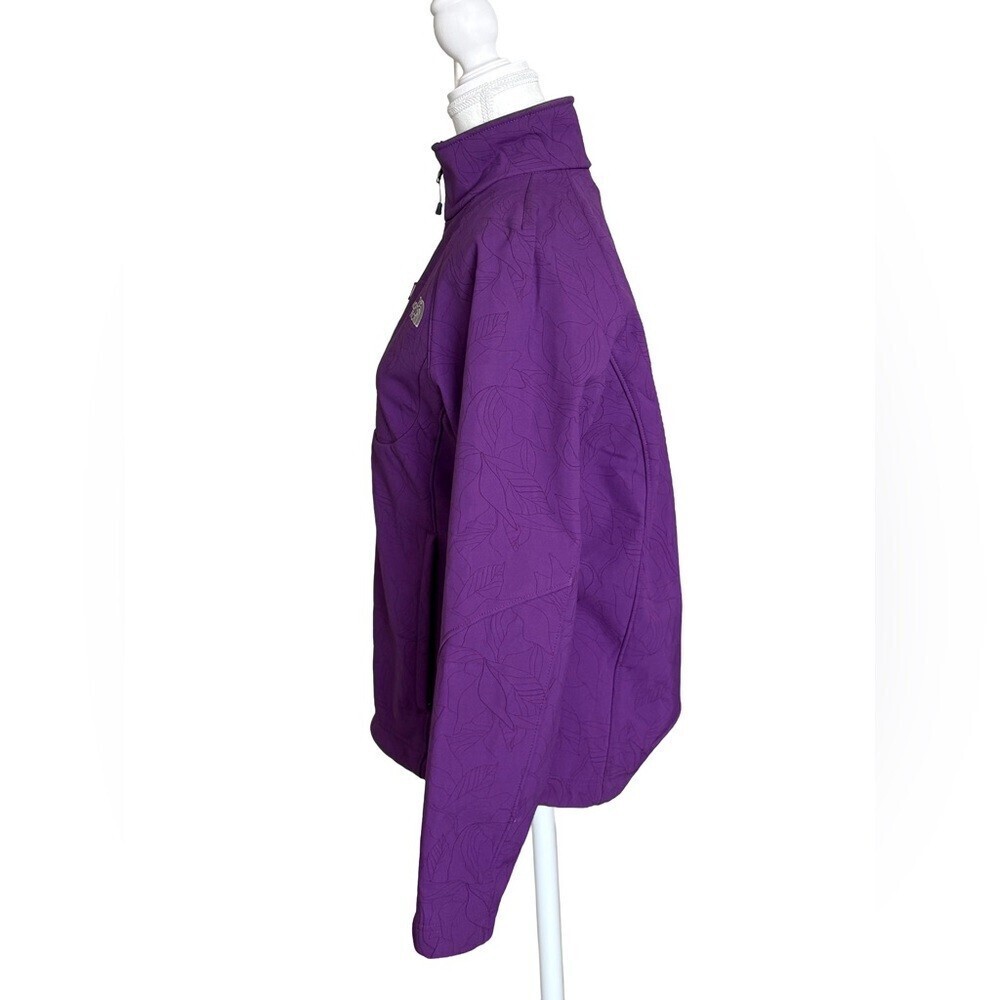 The North Face Women's Apex Bionic Vibrant Purple Softshell Jacket - Picture 3 of 6